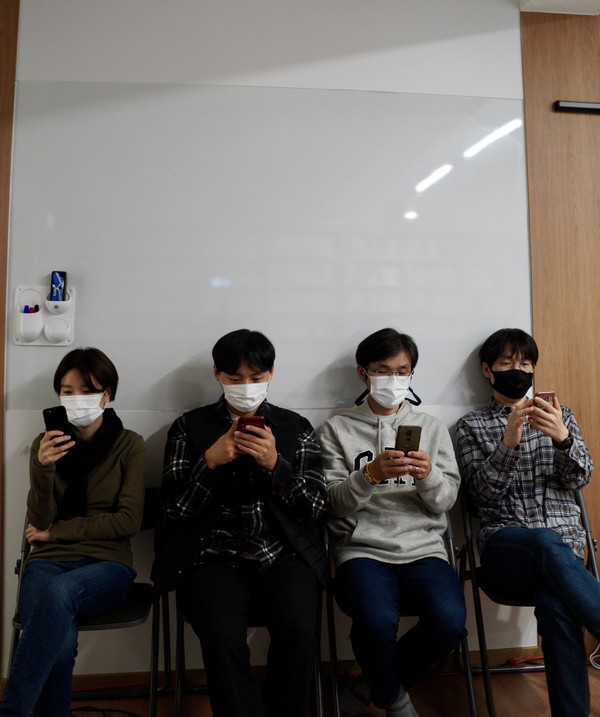 왼쪽부터 김다혜, 정민호, 옥명호, 이범진 ⓒ복음과상황 정민호