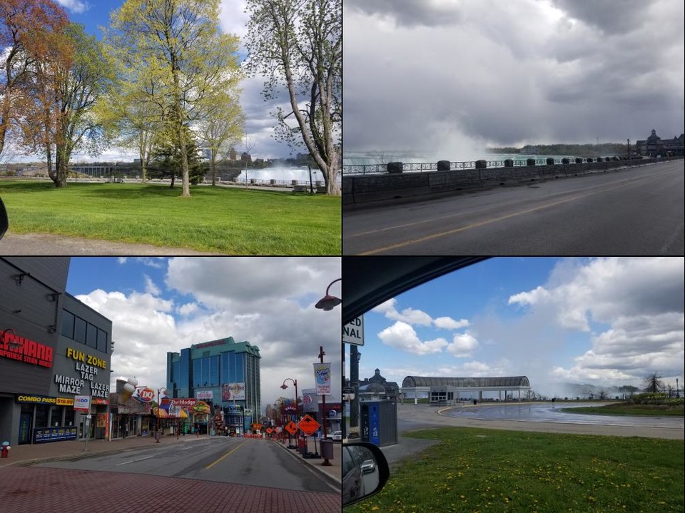 인적이 끊긴 나이아가라. 2021년 5월 11일 촬영. (사진: 필자 제공)