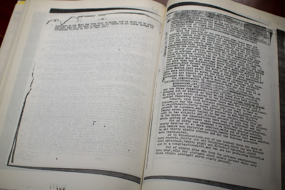 당시 마이크로필름만 남아있어 복사본을 가져와 제본했다. 현재 한국기독교역사연구소에 소장돼있다. ⓒ복음과상황 정민호