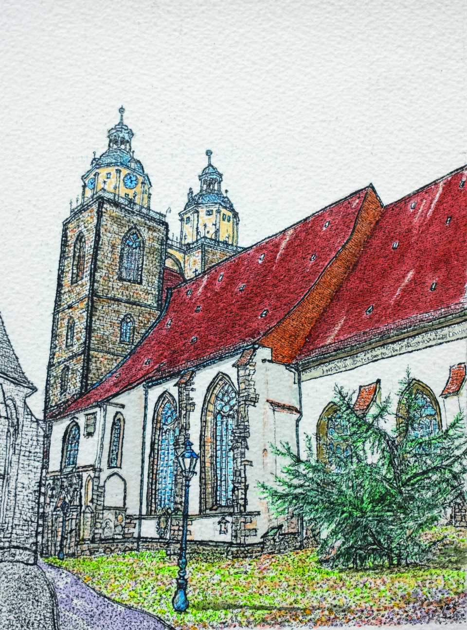 〔그림2〕루터는 바로 이곳에서 라틴어가 아닌 독일어로 복음을 설교하였고, 빵뿐 아니라 포도주까지 베푸는 성찬을 행했다.&nbsp;