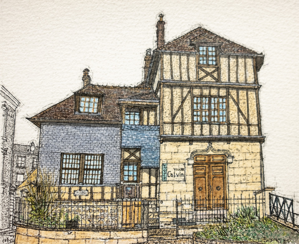 〔그림1〕 칼뱅은 14세 때 파리로 유학을 떠나기 전까지 누아용에 살면서 초등교육을 받았다.