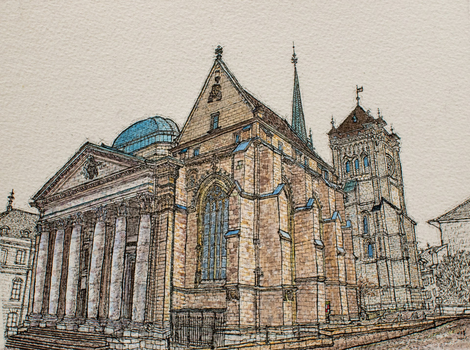 〔그림1〕 칼뱅은 1541년부터 1564년 숨을 거둘 때까지 23년 동안 제네바의 목회자·개혁자·교육자로 살았다.