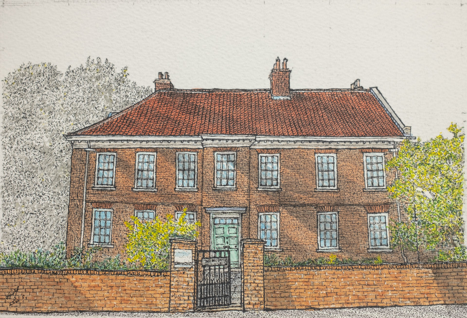 〔그림1〕 지금은 존 웨슬리 박물관으로 운영되는 이곳 ‘옛 목사관’(Old Rectory)에서 존은 부모와 많은형 제자매와 더불어 왁자지껄 생활했다.