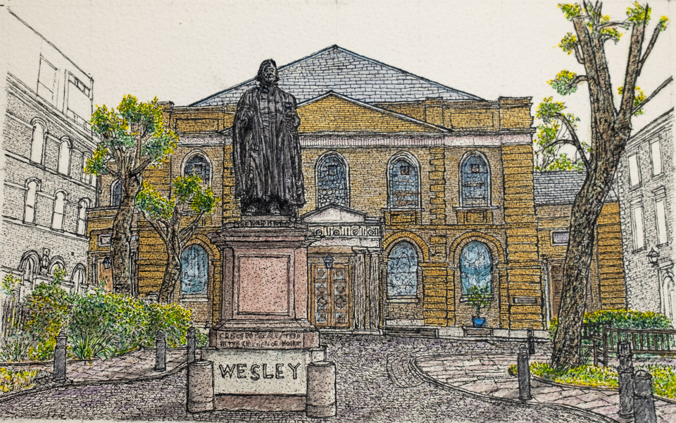 〔그림2〕 웨슬리의 런던 선교 본거지였던 이곳은 그의 흔적을 만나기 위해 방문해야 할 가장 중요한 장소다.