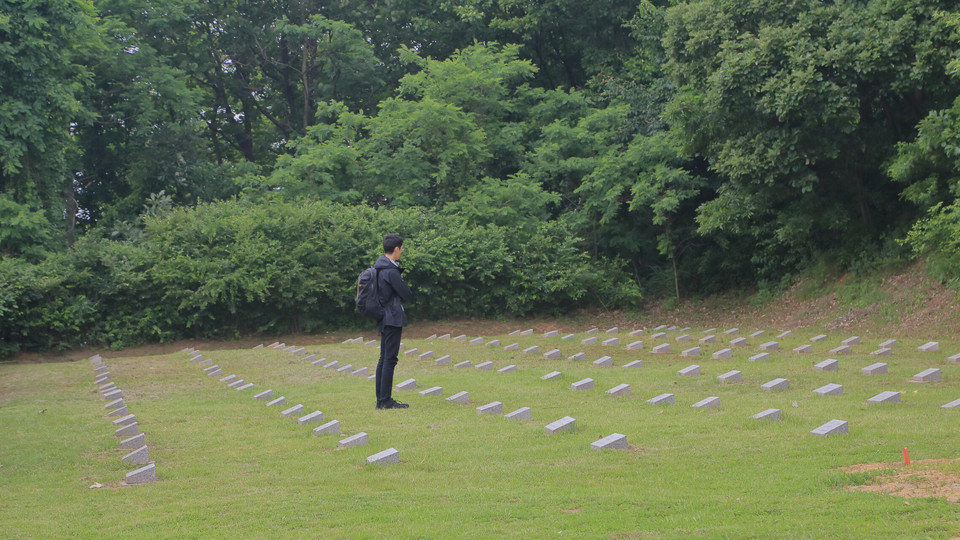 파주 적군 묘지 (사진: 윤환철 제공)