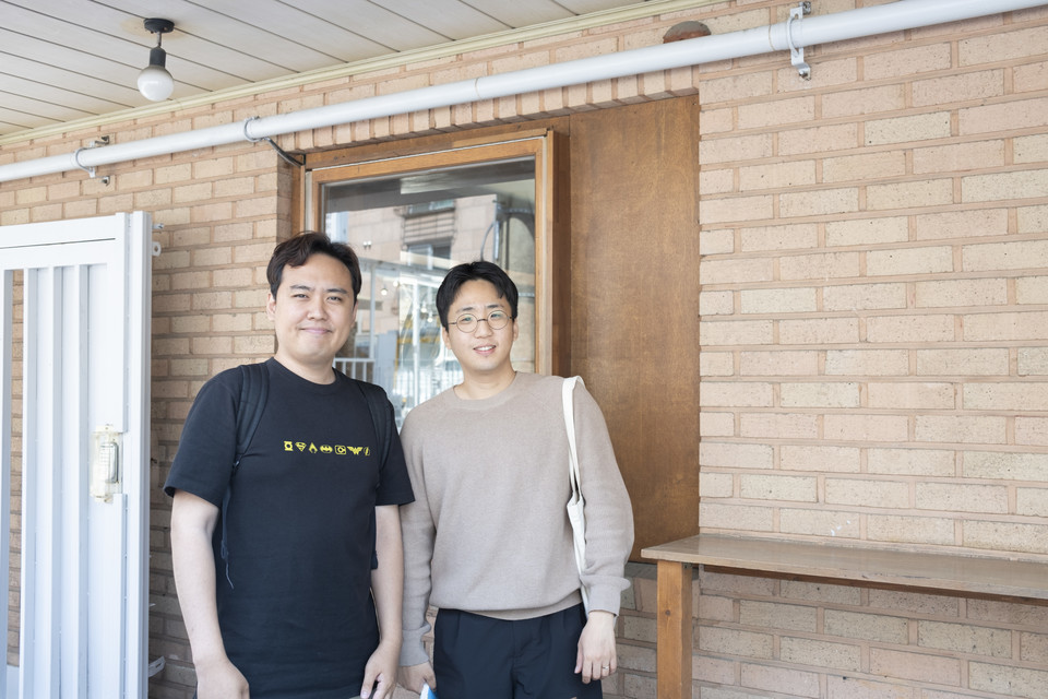 구선우 목사와 '뜰힘' 최병인 대표 ⓒ복음과상황 정민호&nbsp;<br>