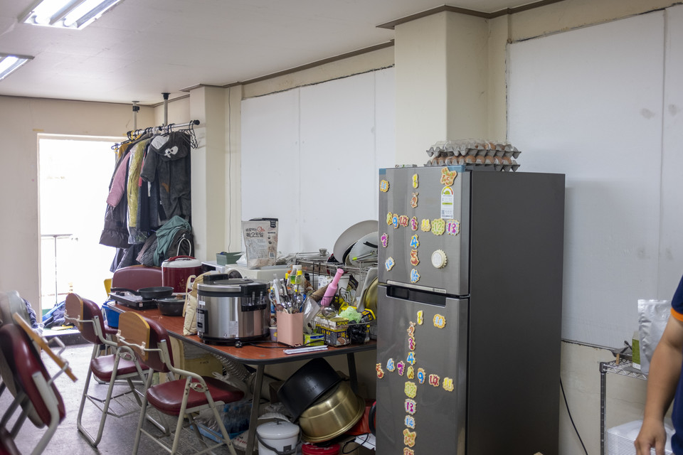 식사를 할 수 있는 공간. ⓒ복음과상황 정민호