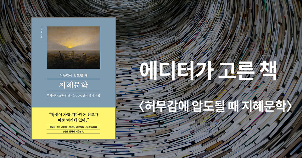 허무감에 압도될 때 지혜문학 / 김학철 지음 / 21세기북스 펴냄 / 18,800원