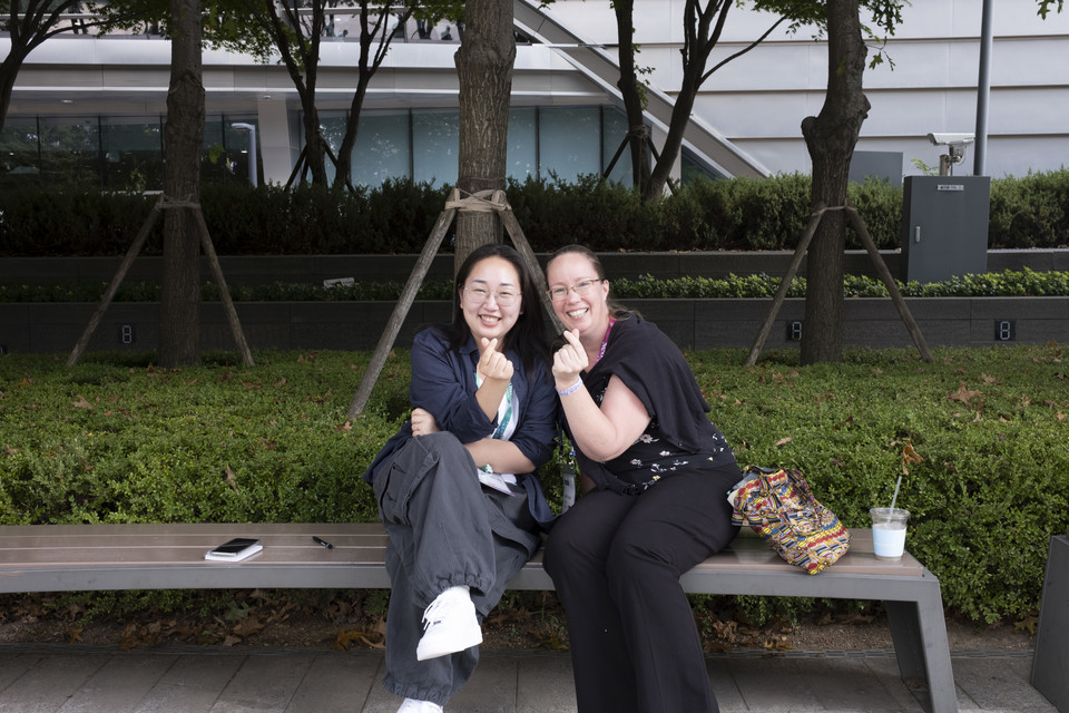 이유진 객원기자와 말린. Ⓒ이예은