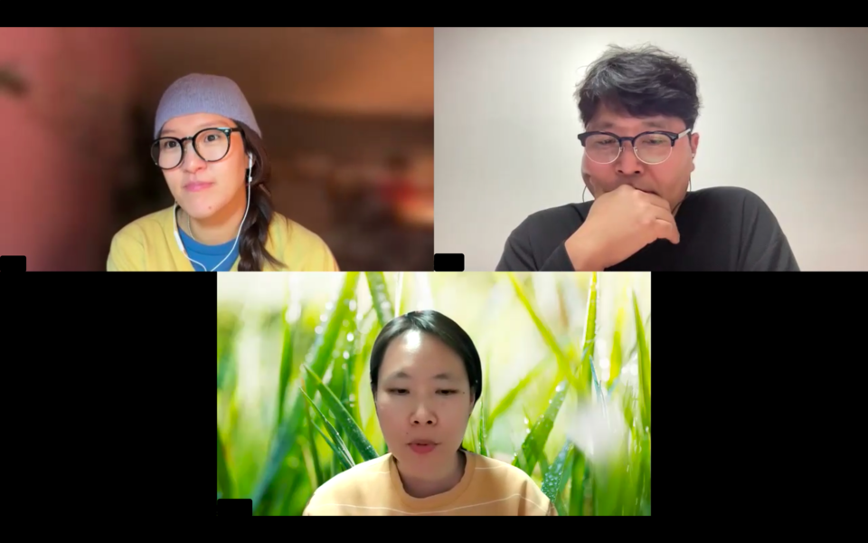 인터뷰는 1월 8일 줌(ZOOM)으로 진행했다. 왼쪽부터 폴짝, 달밤 활동가.<br>