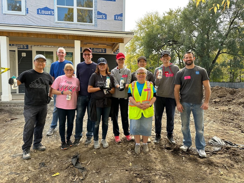 해비타트 프로젝트에 함께한 동역자들.