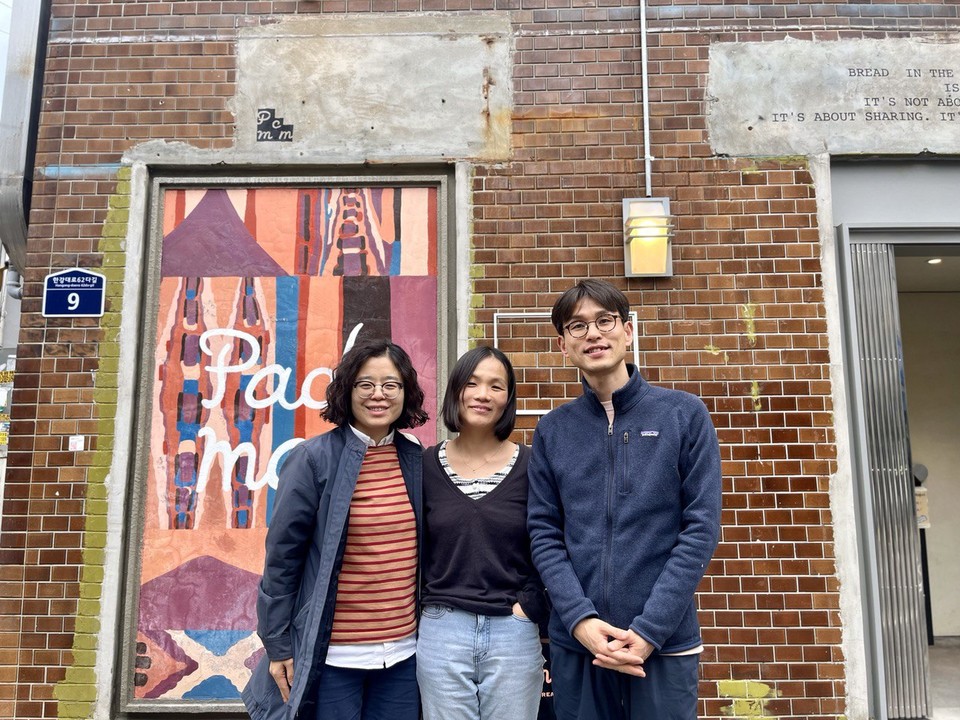 왼쪽부터 박진영, 손어진, 박제민. 좌담은 5월 3일에 진행되었다. (이하 사진: 녹색정치연구소 제공)