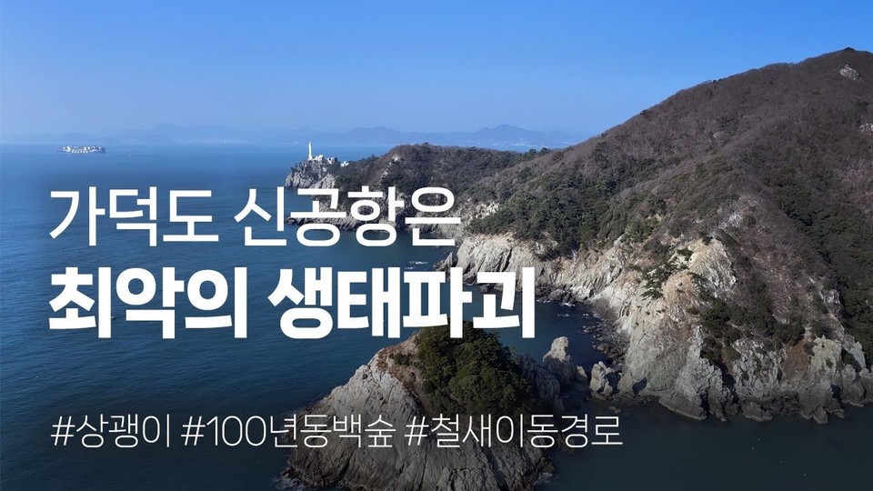 상괭이야, 동백숲아, 나그네새들아 ― 가덕도신공항과 환경영향평가 | 촬영·기획·편집 강원중 | 제작 도요필름프로덕션